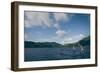 People Bathing in a Lake-Clive Nolan-Framed Photographic Print