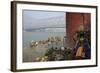 People Bathing in the Hooghly River from a Ghat Near the Howrah Bridge-Bruno Morandi-Framed Photographic Print