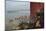 People Bathing in the Hooghly River from a Ghat Near the Howrah Bridge-Bruno Morandi-Mounted Photographic Print