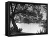People Boat Riding in Prospect Park-Ed Clark-Framed Stretched Canvas