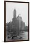 People Boating in Central Park-null-Framed Photographic Print