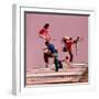 People Bouncing on Trampolines at Trampoline Center-J^ R^ Eyerman-Framed Photographic Print