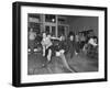 People Bowling at New Duckpin Alleys-Bernard Hoffman-Framed Photographic Print