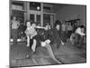 People Bowling at New Duckpin Alleys-Bernard Hoffman-Mounted Photographic Print