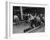 People Bowling at the Mcculloch Motors Recreation Building-J^ R^ Eyerman-Framed Photographic Print