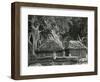 People, Building, Trees, c. 1975-Brett Weston-Framed Photographic Print