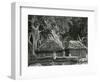 People, Building, Trees, c. 1975-Brett Weston-Framed Photographic Print