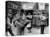 People Buying Out of Town Newspapers in Times Square During Newspaer Strike-Ralph Morse-Stretched Canvas