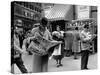 People Buying Out of Town Newspapers in Times Square During Newspaer Strike-Ralph Morse-Stretched Canvas