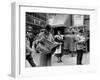 People Buying Out of Town Newspapers in Times Square During Newspaer Strike-Ralph Morse-Framed Photographic Print