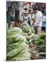 People Buying Vegetables at Graham Street Market, Central, Hong Kong Island, Hong Kong, China, Asia-Ian Trower-Mounted Photographic Print