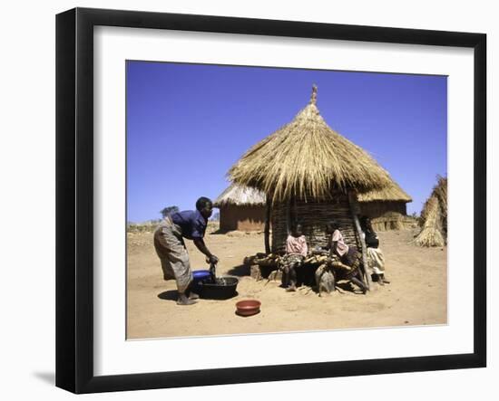 People by Hut, South Africa-Ryan Ross-Framed Photographic Print