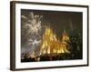 People Celebrate Christmas Eve, Front of Moscow's Catholic Church of Immaculate Conception, Russia-null-Framed Photographic Print