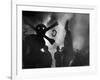 People Celebrating Guy Fawkes' Day with Burning of an Effigy of the Pope-Hans Wild-Framed Photographic Print