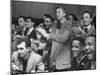 People Cheering Singer Ella Fitzgerald During Opening Night of Bop City-Martha Holmes-Mounted Photographic Print