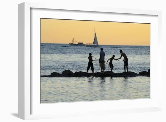 People Coast-Charles Bowman-Framed Photographic Print