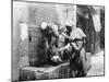 People Collecting Water from a Well, Rabat, Morocco, C1920S-C1930S-null-Mounted Giclee Print