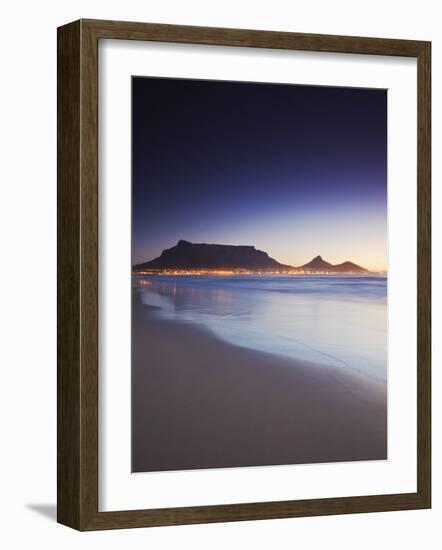 People Crossing Footbridge at Victoria and Alfred Waterfront, Cape Town, Western Cape, South Africa-Ian Trower-Framed Photographic Print