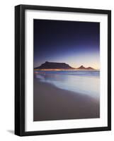 People Crossing Footbridge at Victoria and Alfred Waterfront, Cape Town, Western Cape, South Africa-Ian Trower-Framed Photographic Print