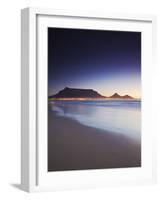 People Crossing Footbridge at Victoria and Alfred Waterfront, Cape Town, Western Cape, South Africa-Ian Trower-Framed Photographic Print