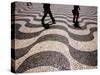 People Crossing Praca Dom Pedro IV (Rossio), Lisbon, Portugal-Martin Lladó-Stretched Canvas