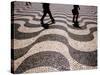 People Crossing Praca Dom Pedro IV (Rossio), Lisbon, Portugal-Martin Lladó-Stretched Canvas