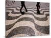 People Crossing Praca Dom Pedro IV (Rossio), Lisbon, Portugal-Martin Lladó-Stretched Canvas