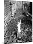 People Crowd Times Square at 42nd Street-null-Mounted Premium Photographic Print
