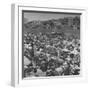 People Crowding the Tel Aviv Beach on a Saturday Morning-null-Framed Photographic Print