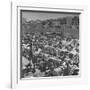 People Crowding the Tel Aviv Beach on a Saturday Morning-null-Framed Photographic Print