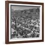 People Crowding the Tel Aviv Beach on a Saturday Morning-null-Framed Photographic Print