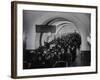 People Crowding Through Station in New Subway-Ed Clark-Framed Photographic Print