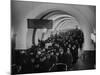 People Crowding Through Station in New Subway-Ed Clark-Mounted Photographic Print