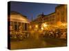 People Dining at Outside Restaurant Near the Pantheon, Rome, Lazio, Italy, Europe-Angelo Cavalli-Stretched Canvas