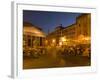 People Dining at Outside Restaurant Near the Pantheon, Rome, Lazio, Italy, Europe-Angelo Cavalli-Framed Photographic Print