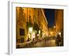 People Dining at Outside Restaurant, Rome, Lazio, Italy, Europe-Angelo Cavalli-Framed Photographic Print