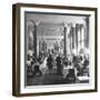 People Dining in the Hotel Dining Room-Thomas D^ Mcavoy-Framed Photographic Print