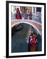 People Dressed in Costumes For the Annual Carnival Festival, Venice, Italy-Jim Zuckerman-Framed Photographic Print