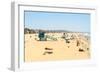 People Enjoying a Sunny Day in Venice Beach, California, Usa. Tilt-Shift Effect Applied-Marco Rubino-Framed Photographic Print