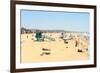 People Enjoying a Sunny Day in Venice Beach, California, Usa. Tilt-Shift Effect Applied-Marco Rubino-Framed Photographic Print