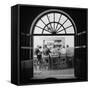 People Enjoying Drinks at a Bar in Ozaca Mexico-Peter Stackpole-Framed Stretched Canvas