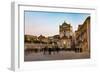 People Enjoying Passeggiata in Piazza Duomo on the Tiny Island of Ortygia-Martin Child-Framed Photographic Print