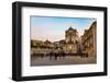 People Enjoying Passeggiata in Piazza Duomo on the Tiny Island of Ortygia-Martin Child-Framed Photographic Print