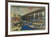 People Enjoying the Cool of Ryogoku Bridge-Keisai Eisen-Framed Giclee Print