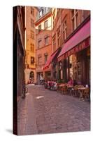 People Enjoying the Restaurants of Vieux Lyon, Lyon, Rhone, Rhone-Alpes, France, Europe-Mark Sunderland-Stretched Canvas