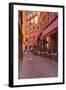 People Enjoying the Restaurants of Vieux Lyon, Lyon, Rhone, Rhone-Alpes, France, Europe-Mark Sunderland-Framed Photographic Print