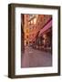 People Enjoying the Restaurants of Vieux Lyon, Lyon, Rhone, Rhone-Alpes, France, Europe-Mark Sunderland-Framed Photographic Print