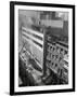 People Evacuating Museum during Fire-null-Framed Premium Photographic Print