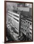 People Evacuating Museum during Fire-null-Framed Photographic Print