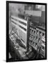 People Evacuating Museum during Fire-null-Framed Photographic Print